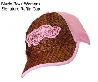 Blazin Roxx Womens Signature Raffia Cap