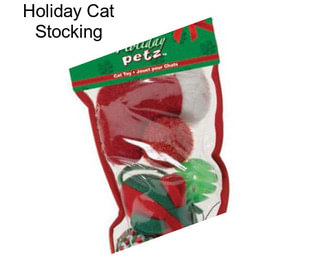 Holiday Cat Stocking