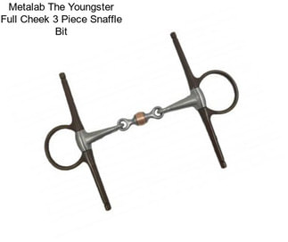 Metalab The Youngster Full Cheek 3 Piece Snaffle Bit