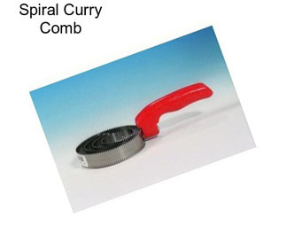 Spiral Curry Comb