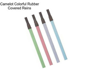 Camelot Colorful Rubber Covered Reins