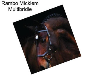 Rambo Micklem Multibridle