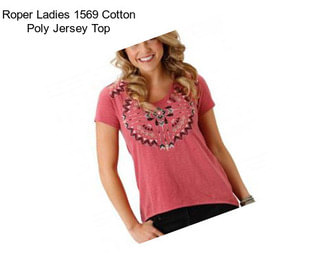 Roper Ladies 1569 Cotton Poly Jersey Top