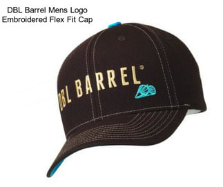 DBL Barrel Mens Logo Embroidered Flex Fit Cap