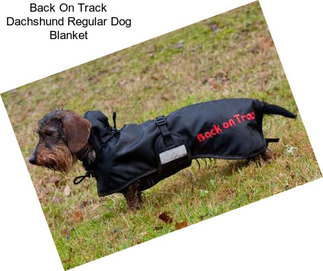 Back On Track Dachshund Regular Dog Blanket