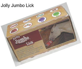 Jolly Jumbo Lick