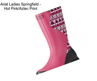 Ariat Ladies Springfield - Hot Pink/Aztec Print