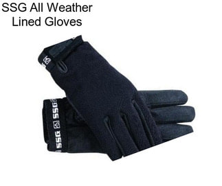 SSG All Weather Lined Gloves