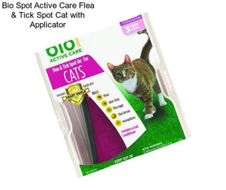 Bio Spot Active Care Flea & Tick Spot Cat with Applicator