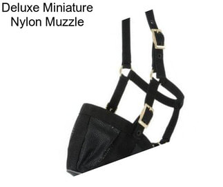 Deluxe Miniature Nylon Muzzle
