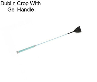 Dublin Crop With Gel Handle