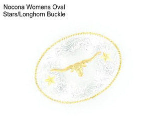 Nocona Womens Oval Stars/Longhorn Buckle