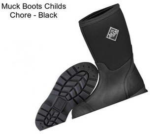 Muck Boots Childs Chore - Black