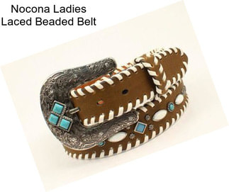 Nocona Ladies Laced Beaded Belt