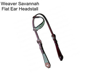 Weaver Savannah Flat Ear Headstall