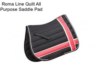 Roma Line Quilt All Purpose Saddle Pad