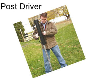 Post Driver