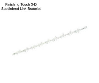 Finishing Touch 3-D Saddlebred Link Bracelet