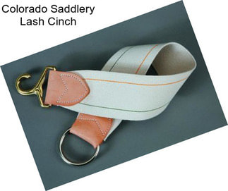 Colorado Saddlery Lash Cinch