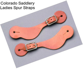 Colorado Saddlery Ladies Spur Straps