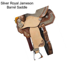 Silver Royal Jameson Barrel Saddle