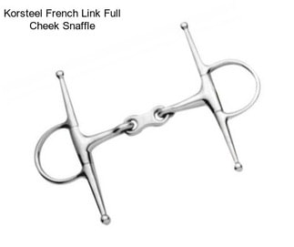 Korsteel French Link Full Cheek Snaffle