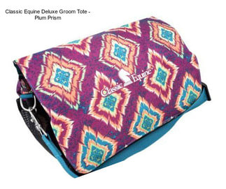 Classic Equine Deluxe Groom Tote - Plum Prism