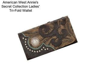 American West Annie\'s Secret Collection Ladies\' Tri-Fold Wallet