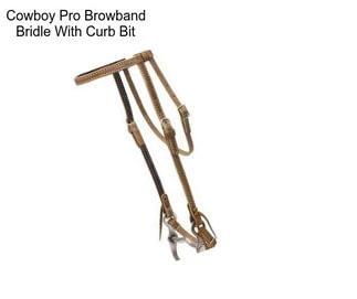 Cowboy Pro Browband Bridle With Curb Bit