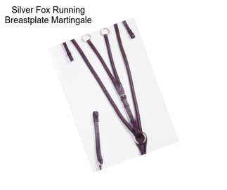 Silver Fox Running Breastplate Martingale