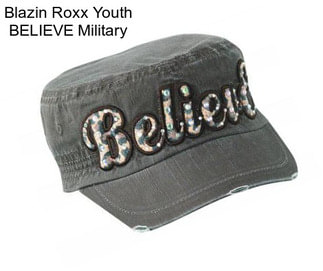 Blazin Roxx Youth BELIEVE Military