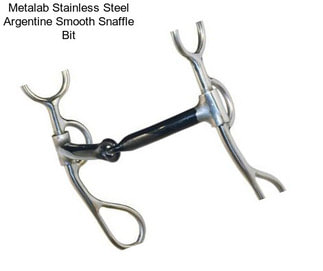 Metalab Stainless Steel Argentine Smooth Snaffle Bit