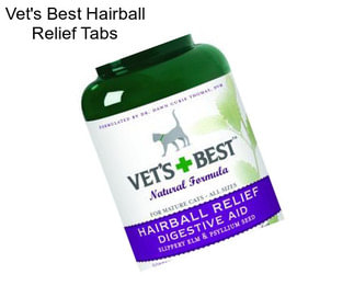 Vet\'s Best Hairball Relief Tabs