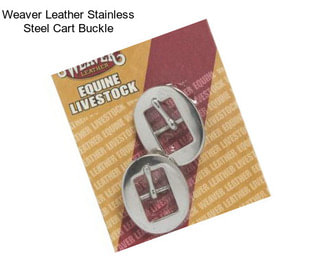 Weaver Leather Stainless Steel Cart Buckle