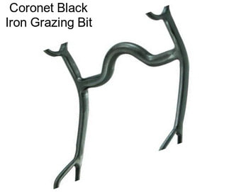 Coronet Black Iron Grazing Bit