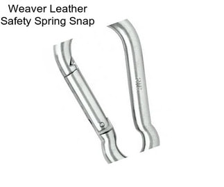 Weaver Leather Safety Spring Snap