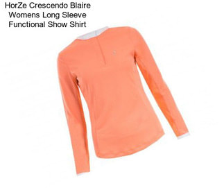 HorZe Crescendo Blaire Womens Long Sleeve Functional Show Shirt