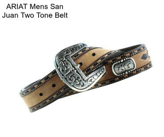 ARIAT Mens San Juan Two Tone Belt