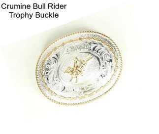 Crumine Bull Rider Trophy Buckle