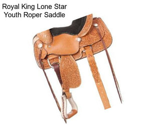 Royal King Lone Star Youth Roper Saddle
