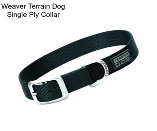 Weaver Terrain Dog Single Ply Collar