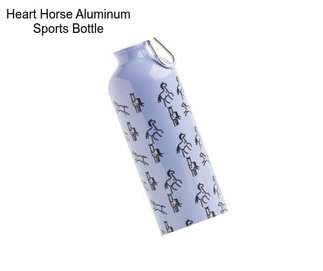 Heart Horse Aluminum Sports Bottle