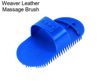 Weaver Leather Massage Brush