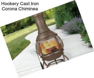 Hookery Cast Iron Corona Chiminea