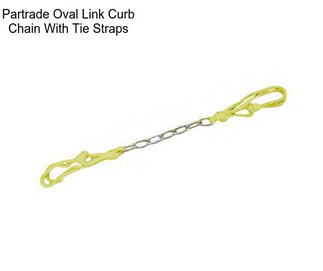 Partrade Oval Link Curb Chain With Tie Straps