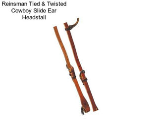 Reinsman Tied & Twisted Cowboy Slide Ear Headstall