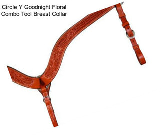 Circle Y Goodnight Floral Combo Tool Breast Collar