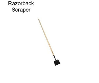 Razorback Scraper