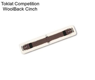 Toklat Competition WoolBack Cinch