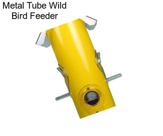 Metal Tube Wild Bird Feeder